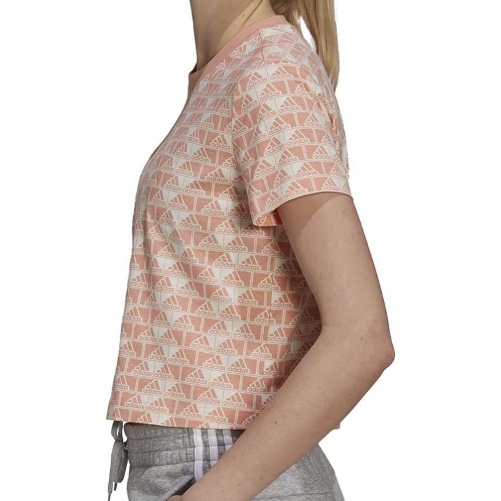NWT Adidas Women’s Pink Crop Top - Picture 3 of 10